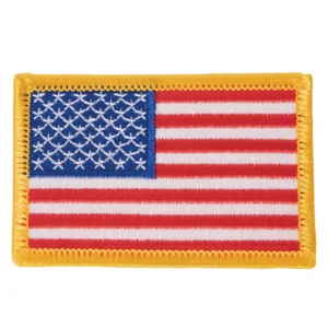 Red White Blue with Yellow Border