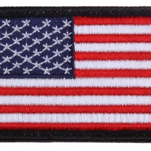 Red White Blue with Black Border